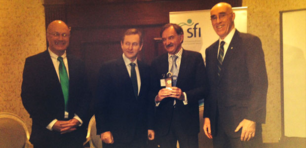 pictured above left to right: Mark Ferguson, Director General of Science Foundation Ireland; Taoiseach Enda Kenny T.D.; Dr. Garret Fitzgerald, University of Pennsylvania; Bill McLaughlin, Founder & Chairman of IABCN