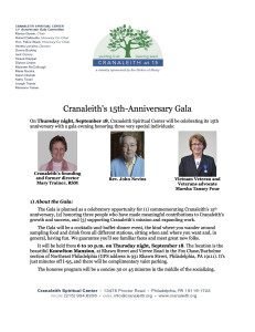 Cranaleith-Gala-Info