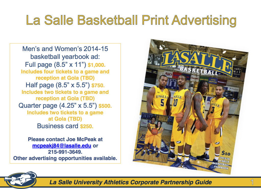 Basketball Yearbook Flyer