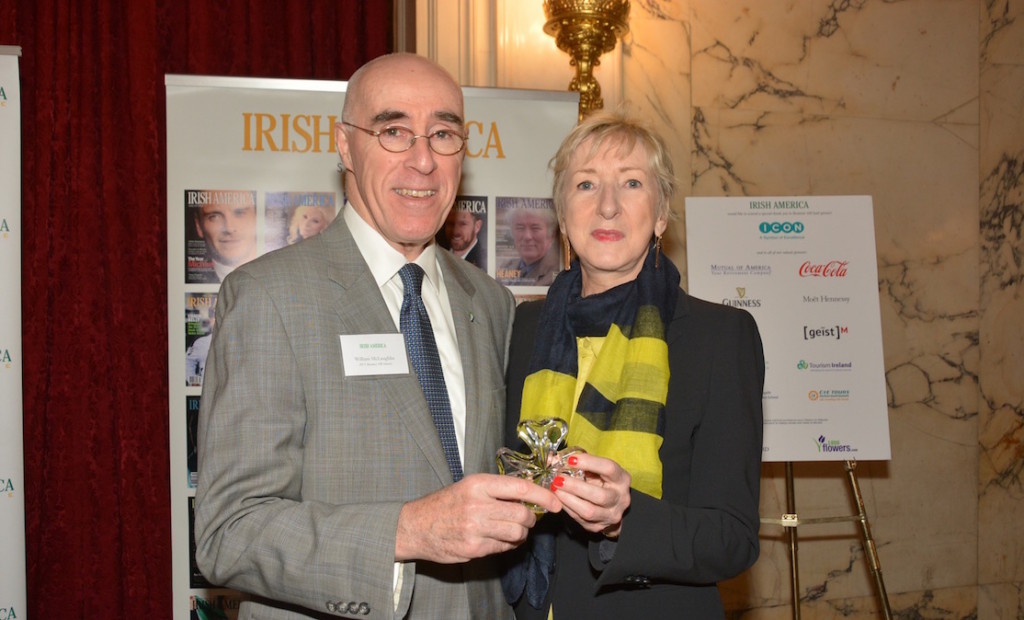 Honoree Bill McLaughlin and Patricia Harty