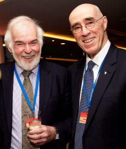 Bill McLaughlin, IABCN Founder, with Tom Arnold, Director General, Institute of International and European Affairs