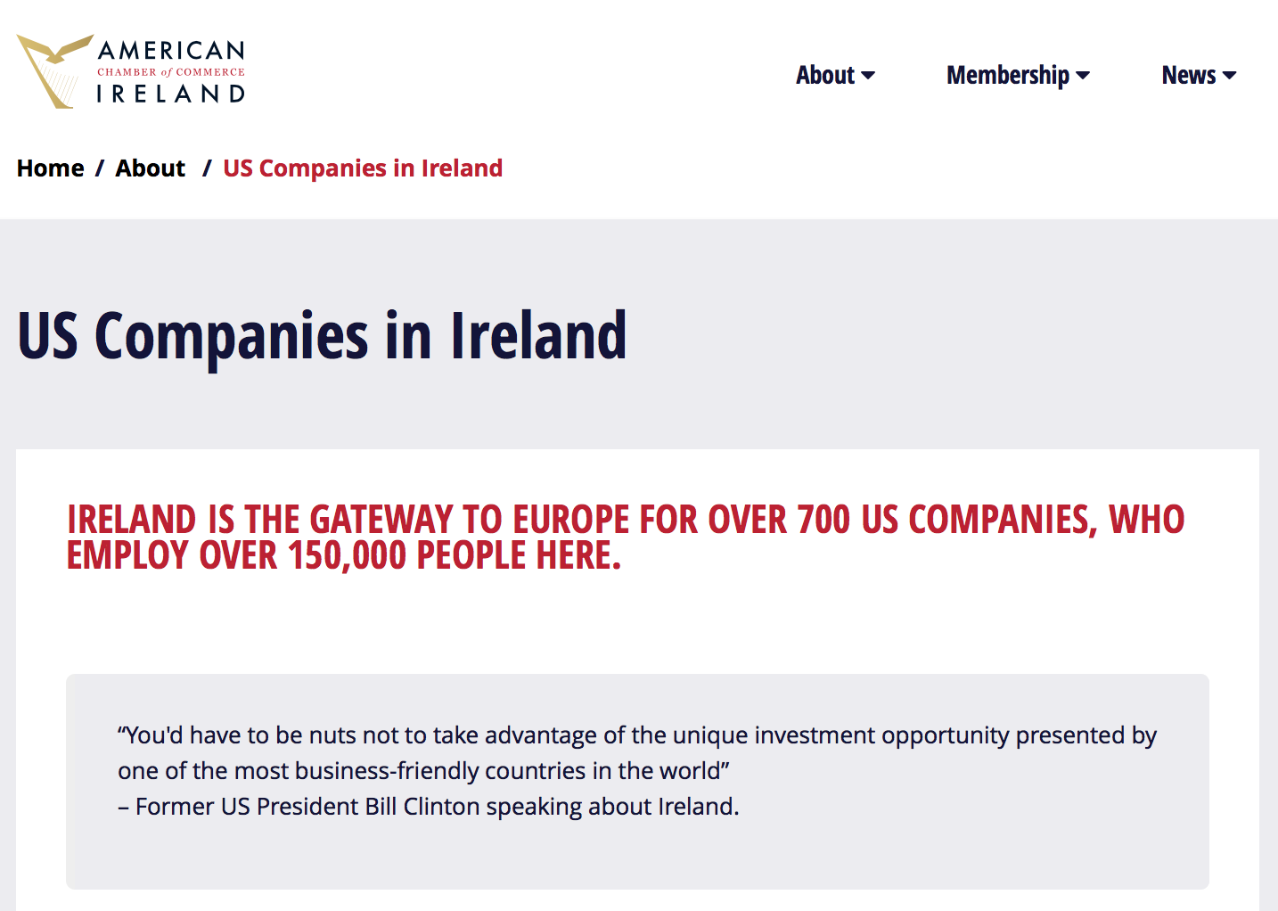 US Companies in Ireland Irish American Business Chamber & Network