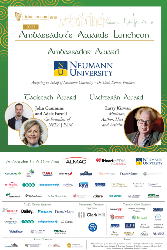 2023 Ambassador’s Awards Luncheon Irish American Business Chamber